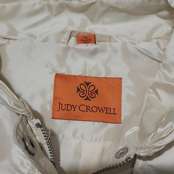 Judy Crowell Zip Front Beige Jacket - Picture 6 of 7